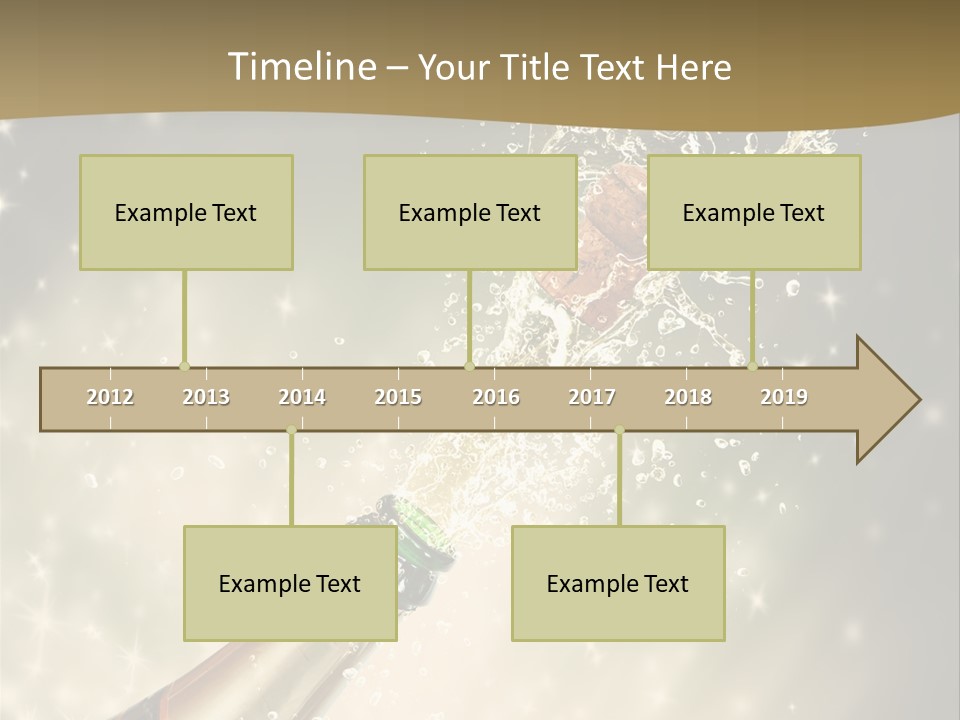Vertical Isolated Black PowerPoint Template