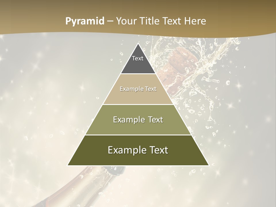 Vertical Isolated Black PowerPoint Template