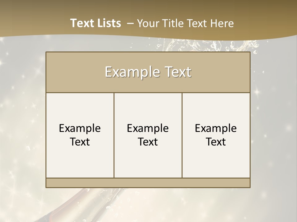 Vertical Isolated Black PowerPoint Template