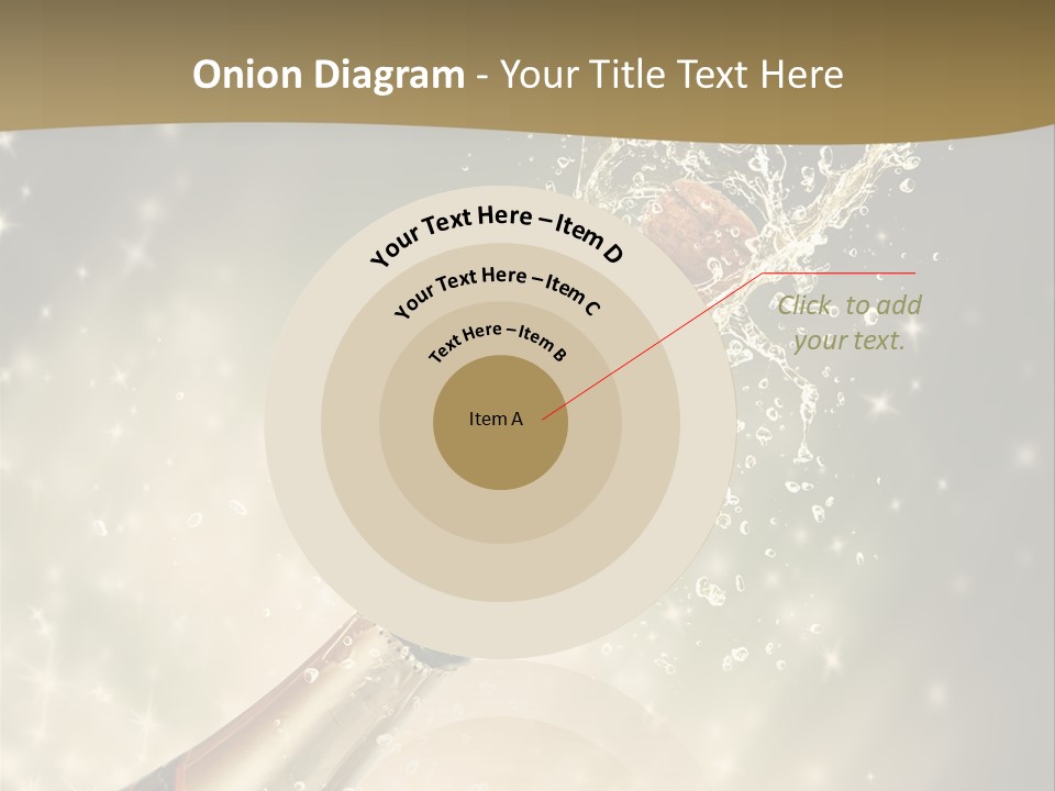 Vertical Isolated Black PowerPoint Template