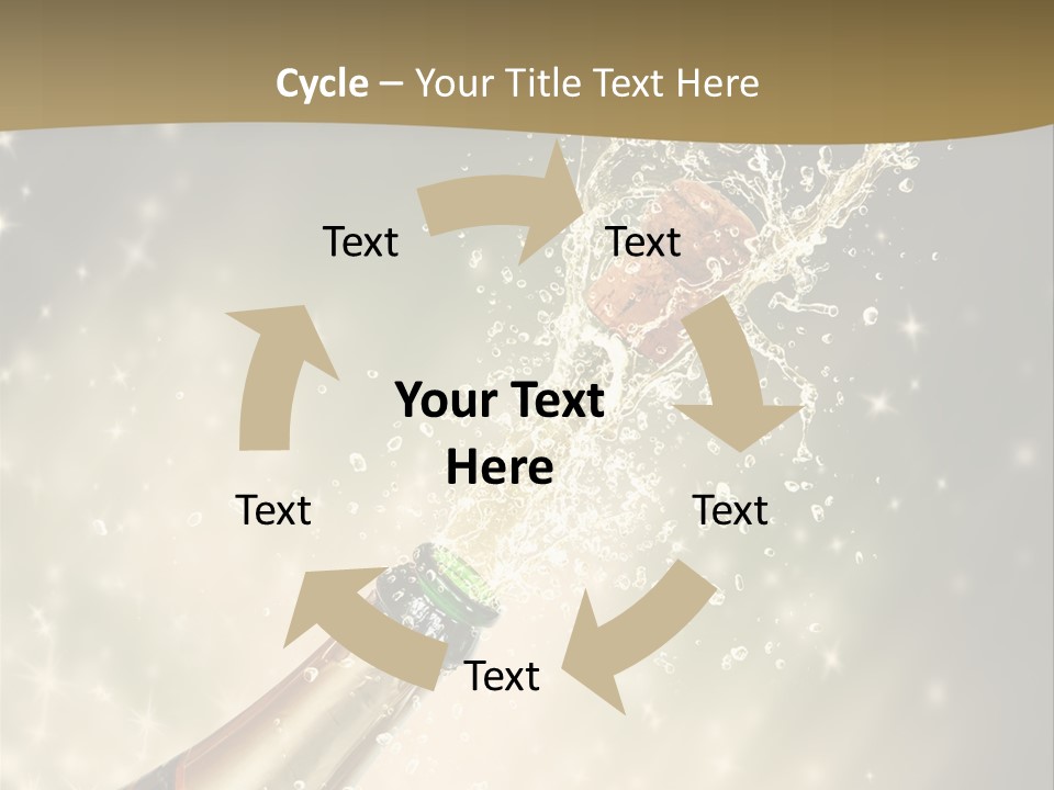 Vertical Isolated Black PowerPoint Template