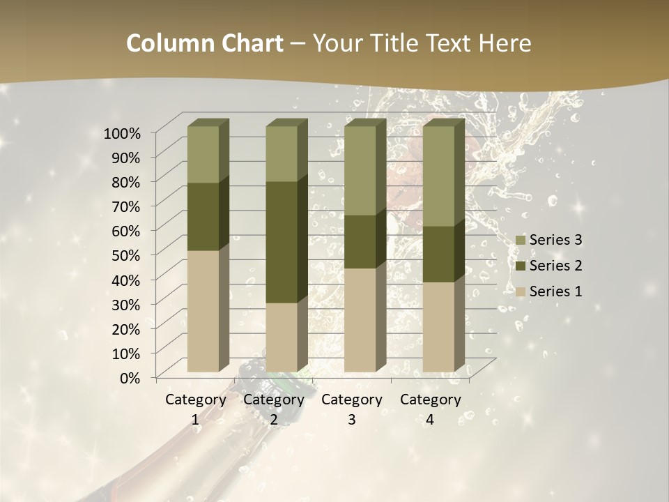 Vertical Isolated Black PowerPoint Template