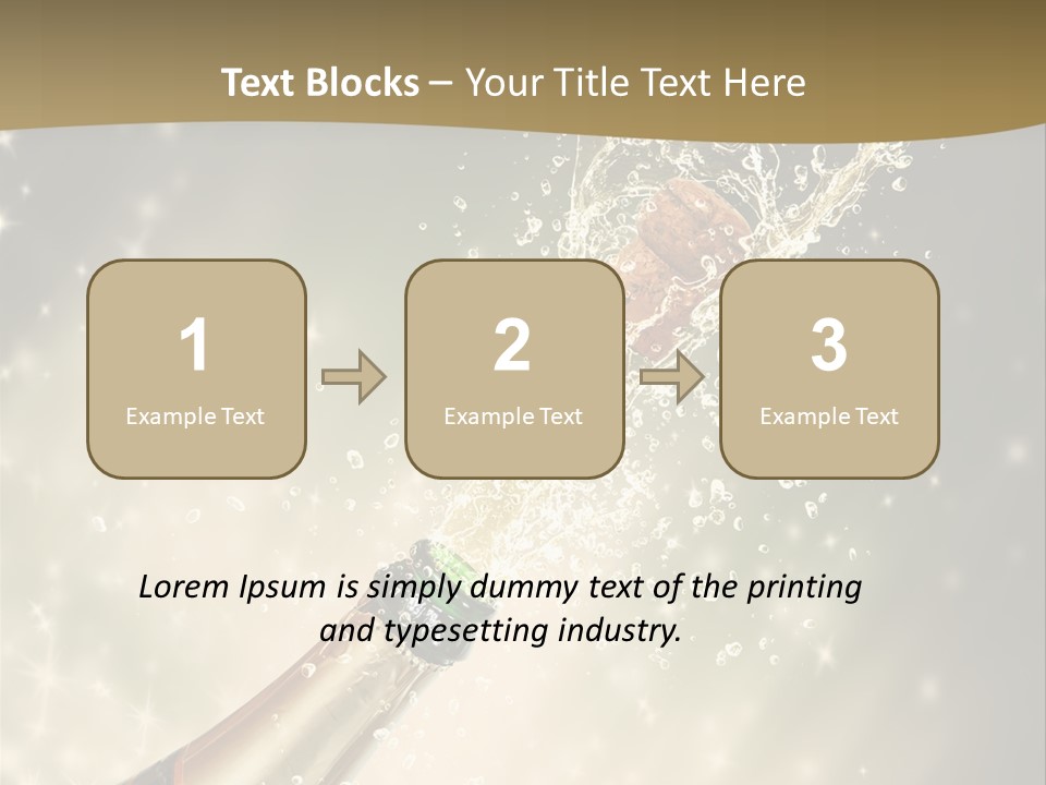 Vertical Isolated Black PowerPoint Template
