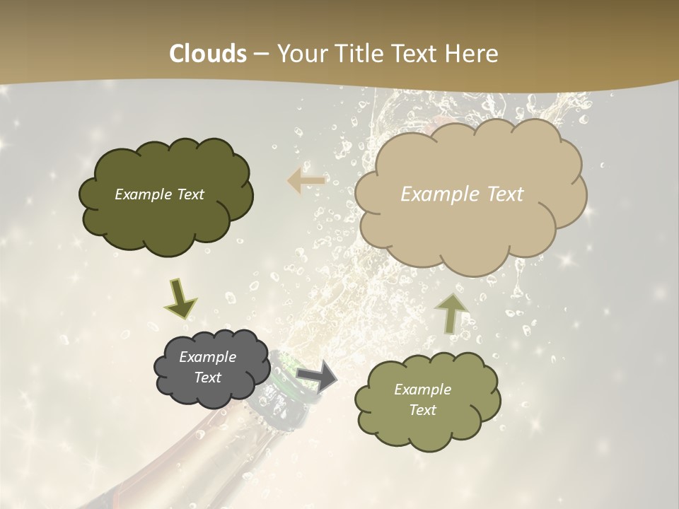Vertical Isolated Black PowerPoint Template