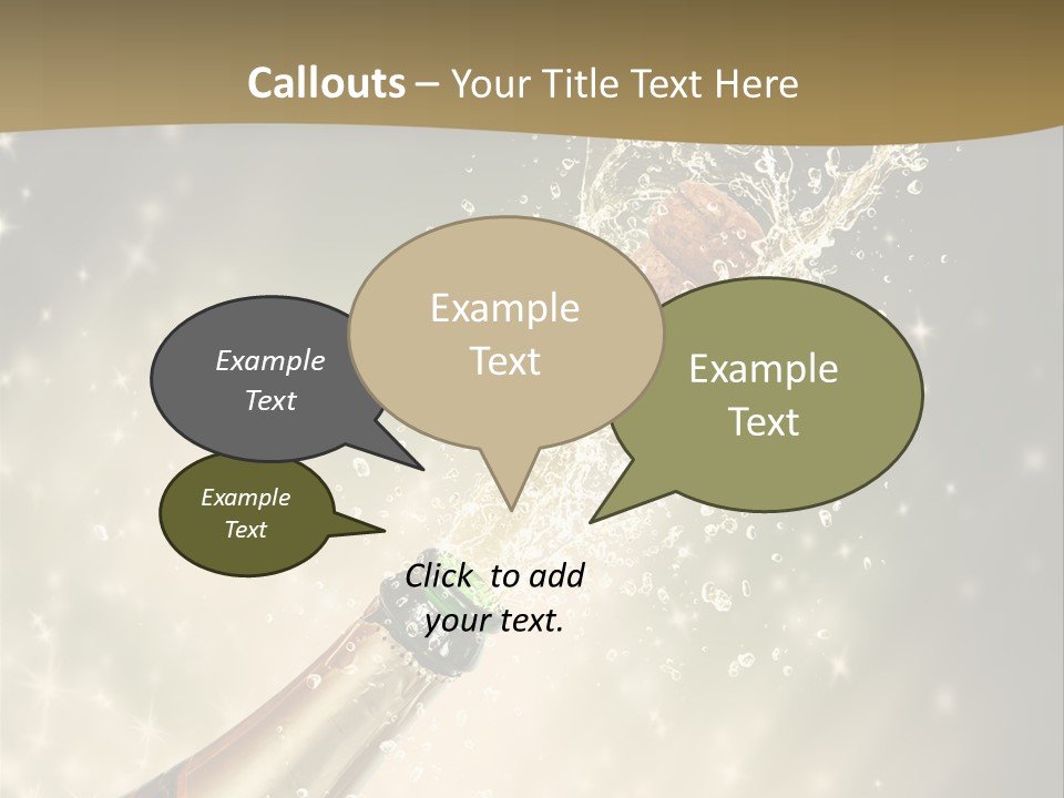 Vertical Isolated Black PowerPoint Template