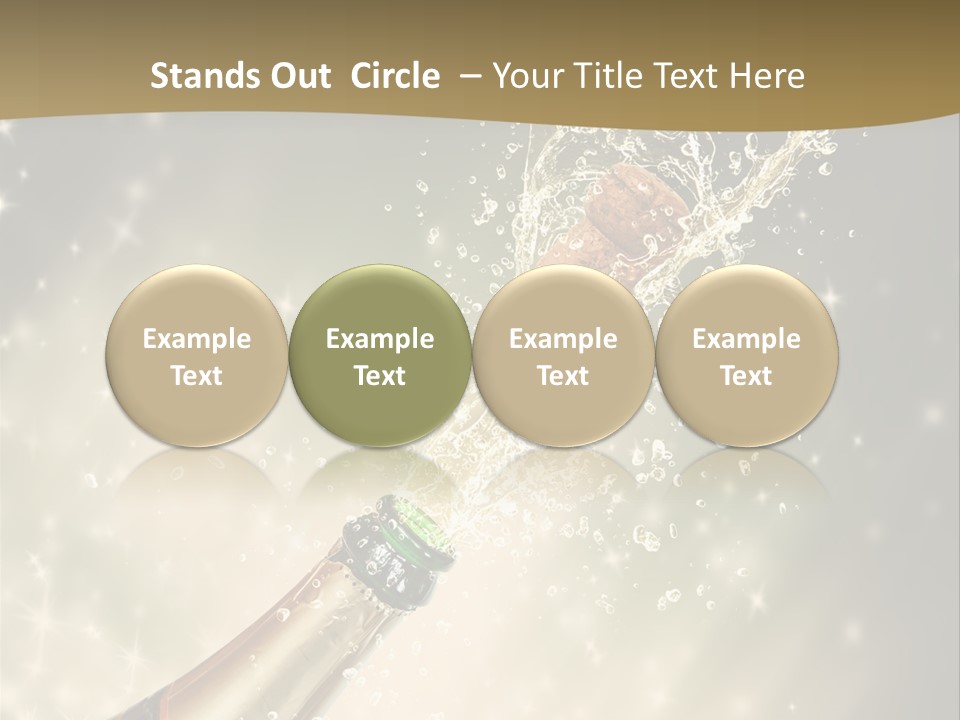 Vertical Isolated Black PowerPoint Template