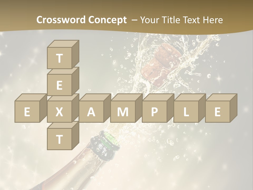 Vertical Isolated Black PowerPoint Template