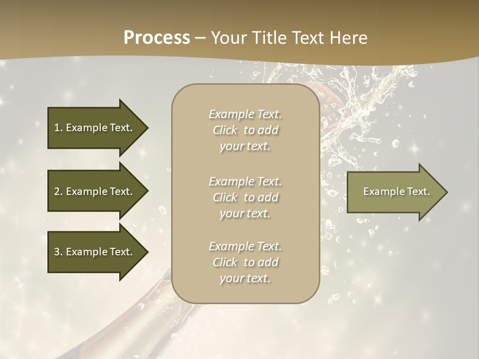 Vertical Isolated Black PowerPoint Template