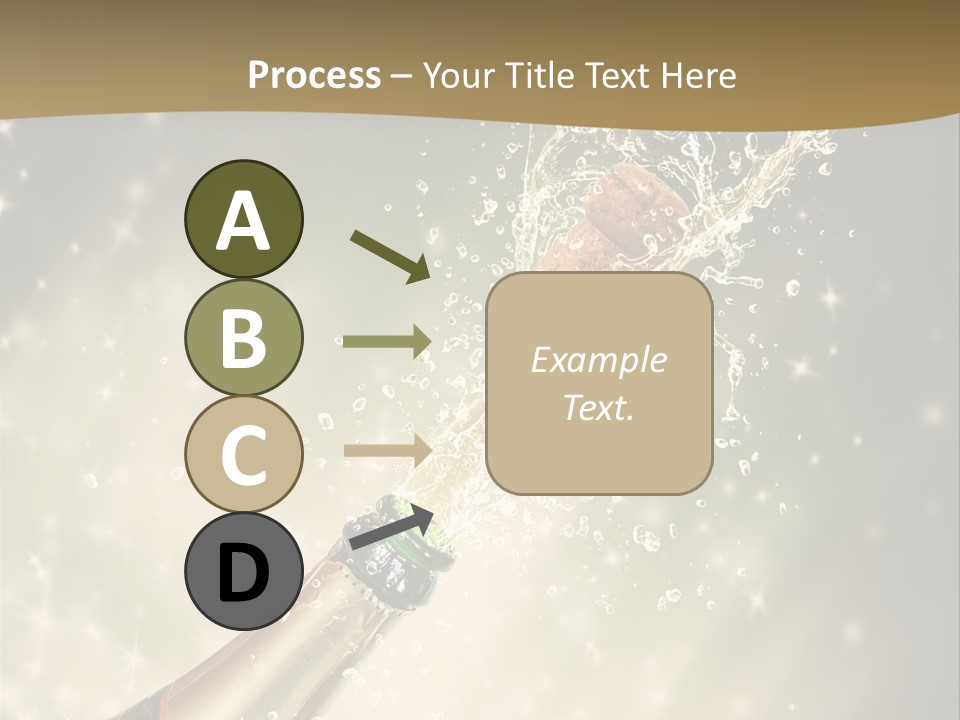 Vertical Isolated Black PowerPoint Template