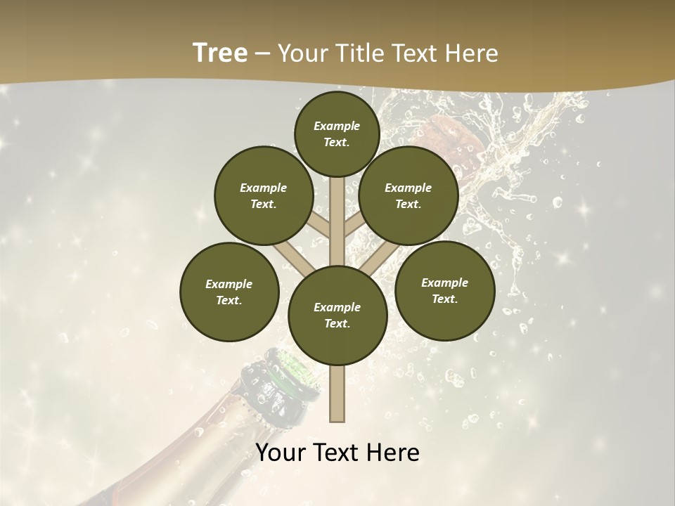 Vertical Isolated Black PowerPoint Template