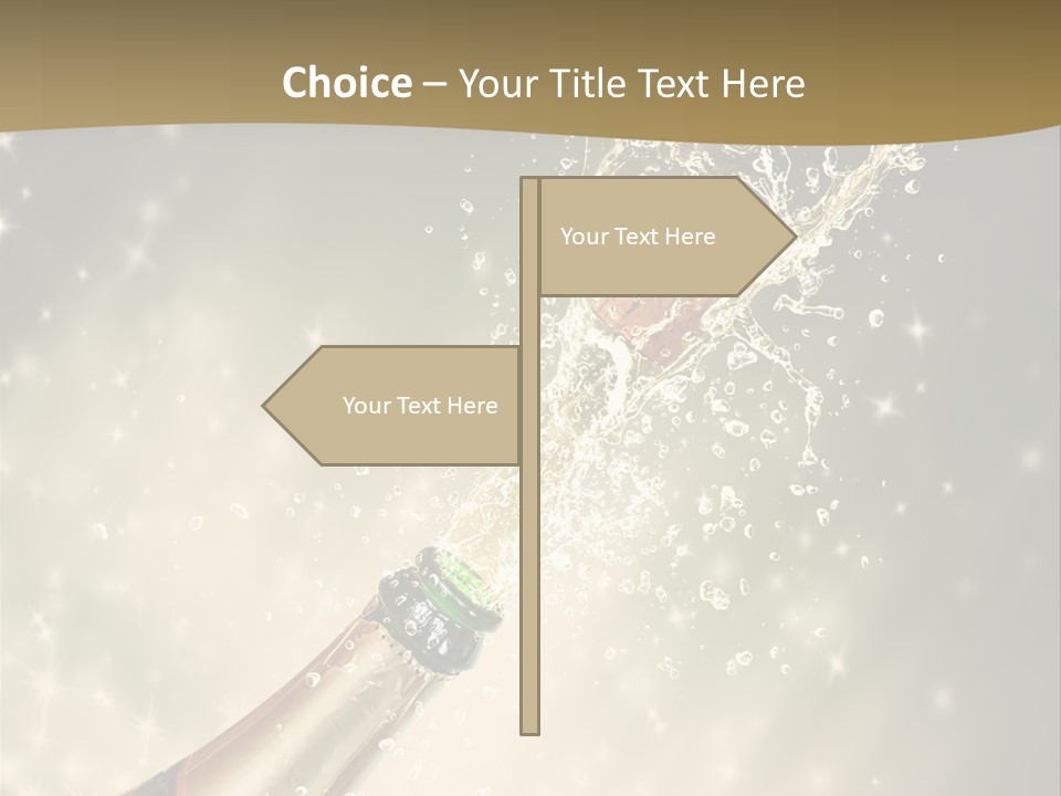 Vertical Isolated Black PowerPoint Template