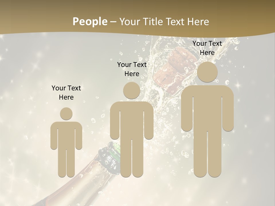 Vertical Isolated Black PowerPoint Template