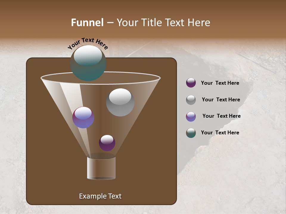 Cement Foundation Steel PowerPoint Template