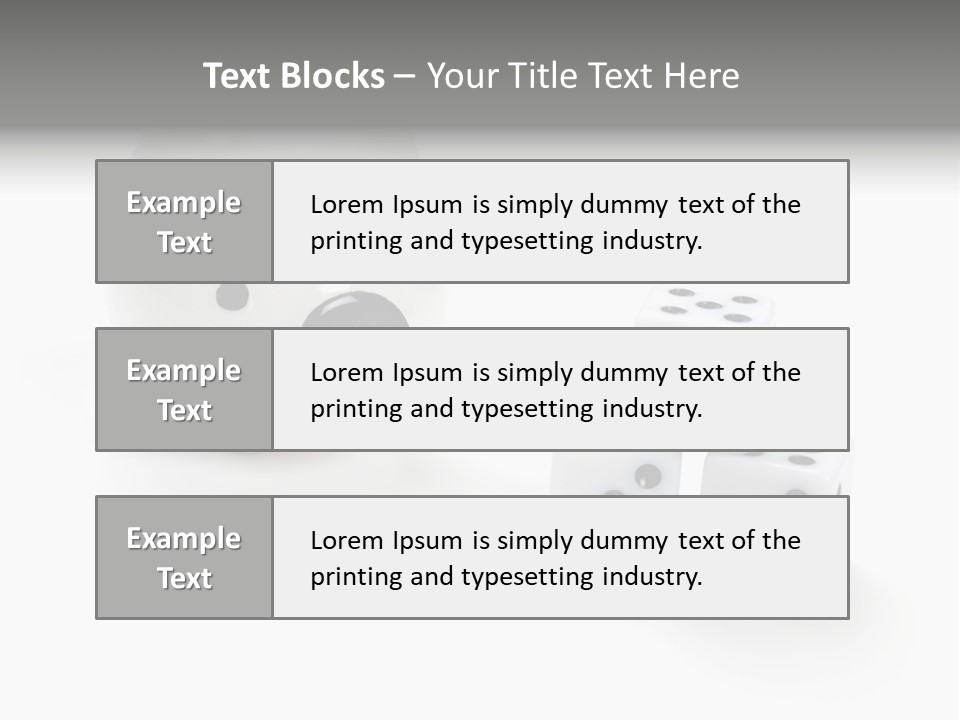 Vegas Gambler Gambling PowerPoint Template