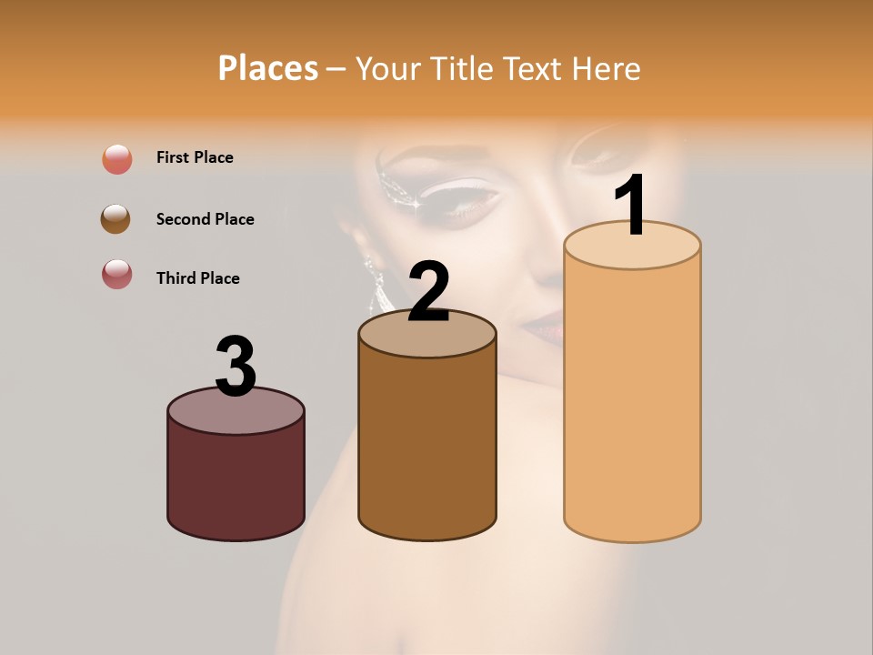 People Brunette Fresh PowerPoint Template