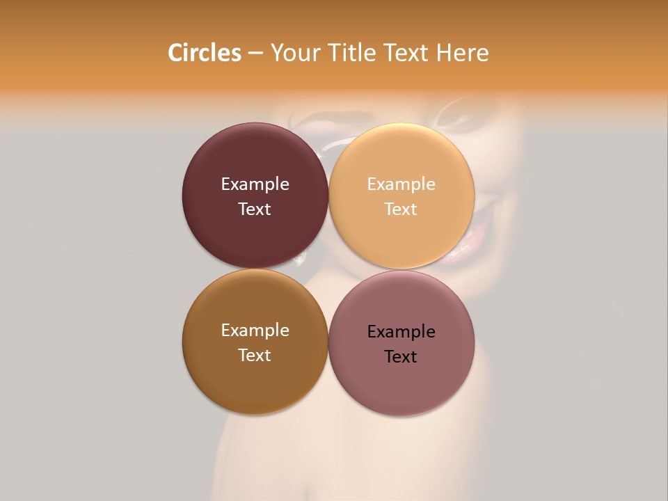 People Brunette Fresh PowerPoint Template