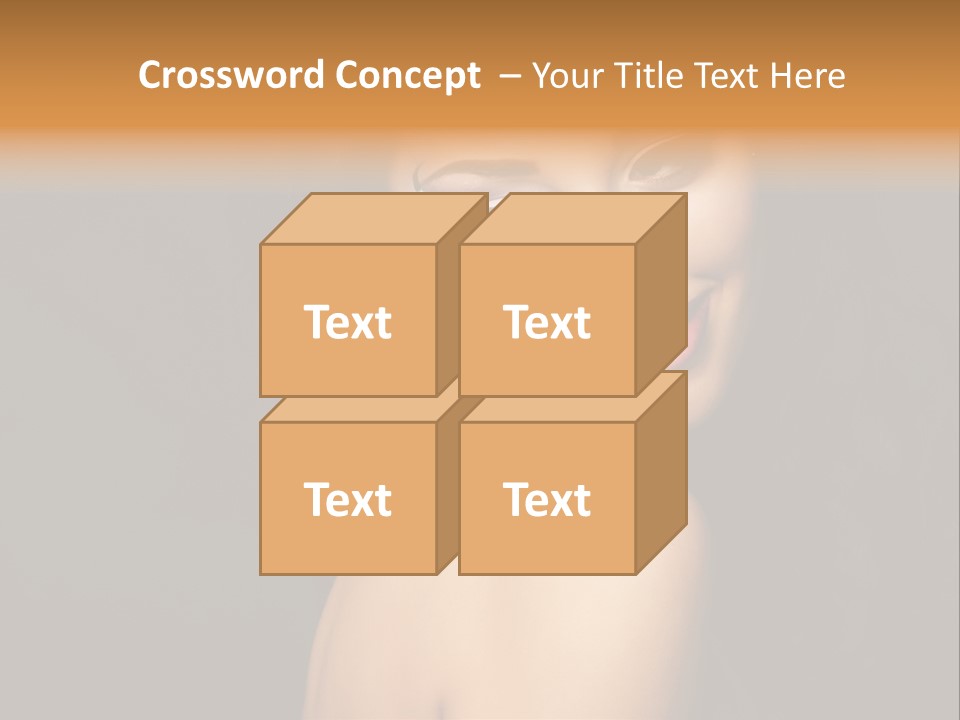 People Brunette Fresh PowerPoint Template