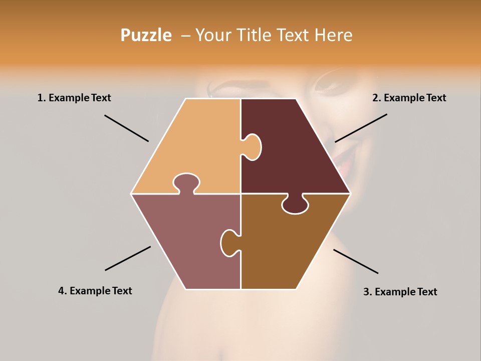 People Brunette Fresh PowerPoint Template