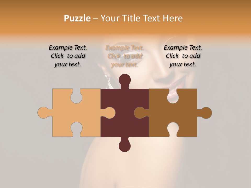 People Brunette Fresh PowerPoint Template