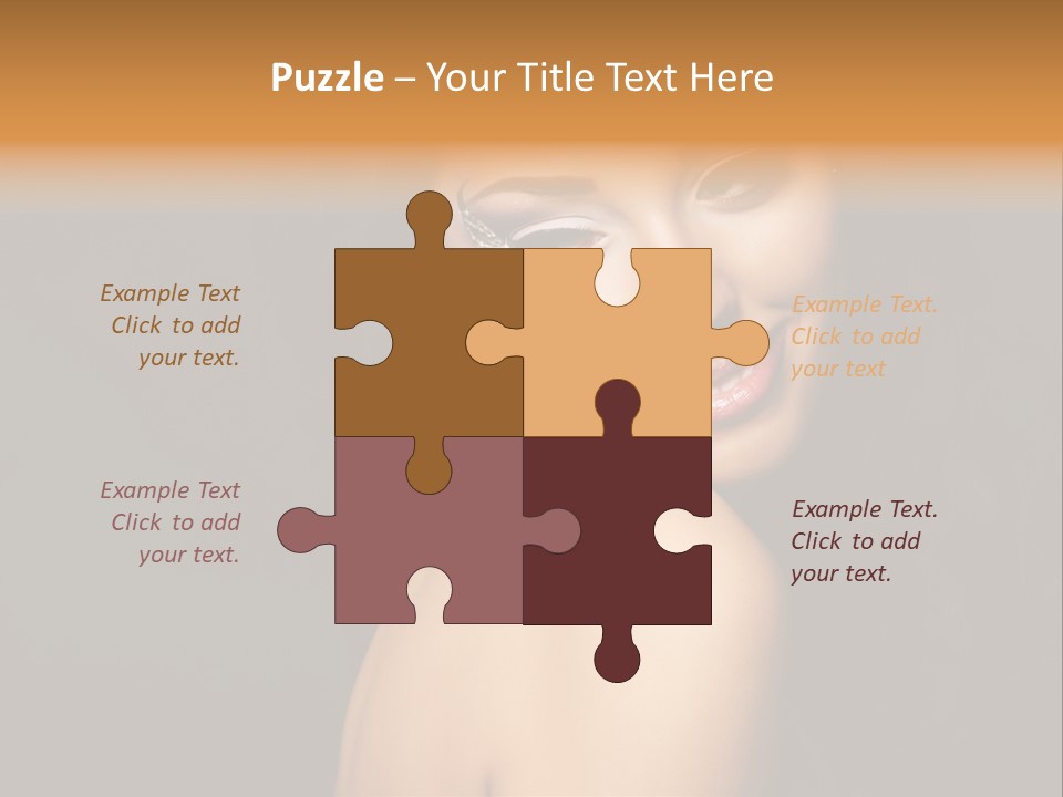 People Brunette Fresh PowerPoint Template