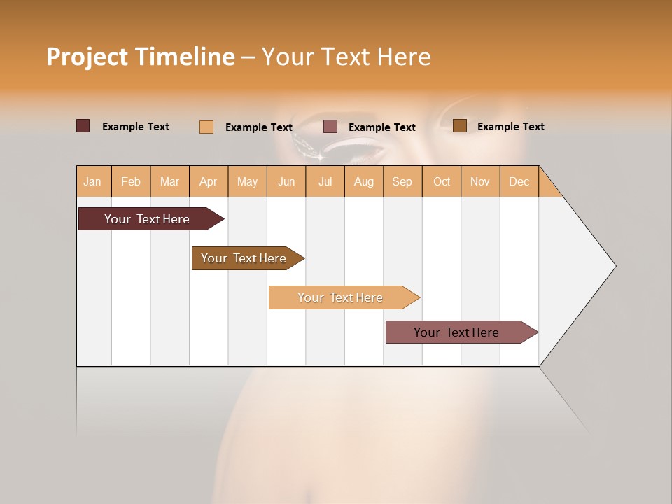 People Brunette Fresh PowerPoint Template