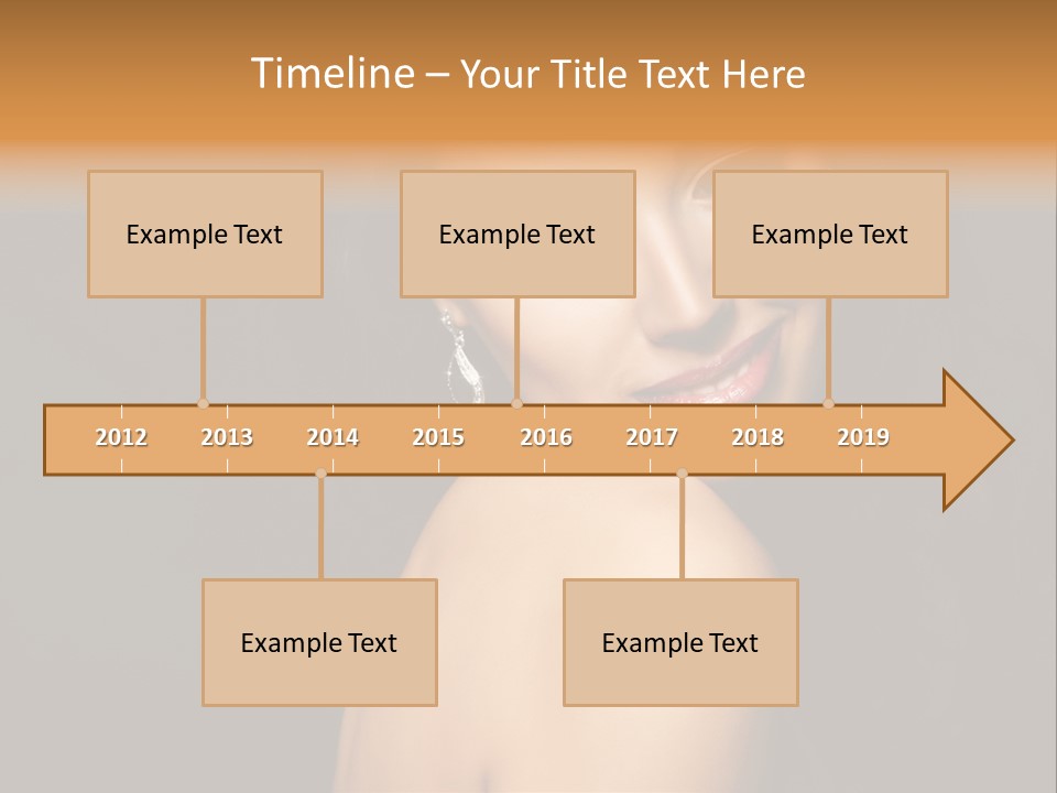 People Brunette Fresh PowerPoint Template