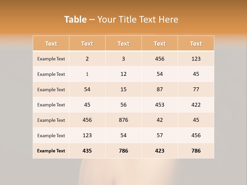 People Brunette Fresh PowerPoint Template