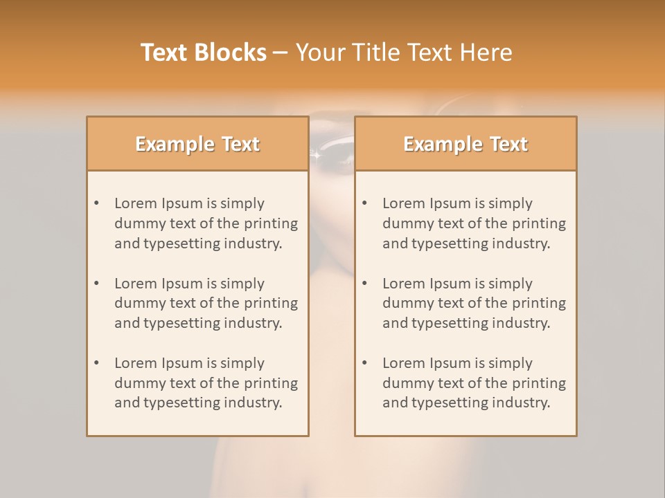 People Brunette Fresh PowerPoint Template