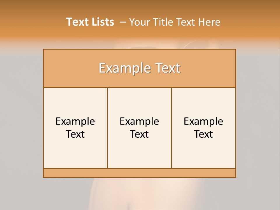 People Brunette Fresh PowerPoint Template