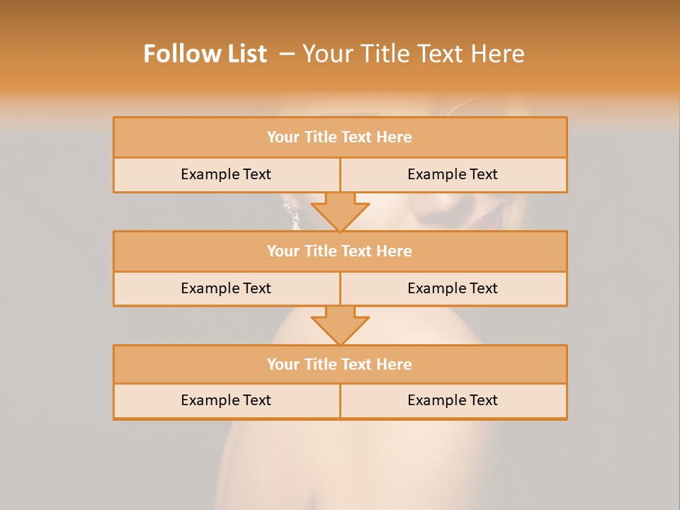 People Brunette Fresh PowerPoint Template