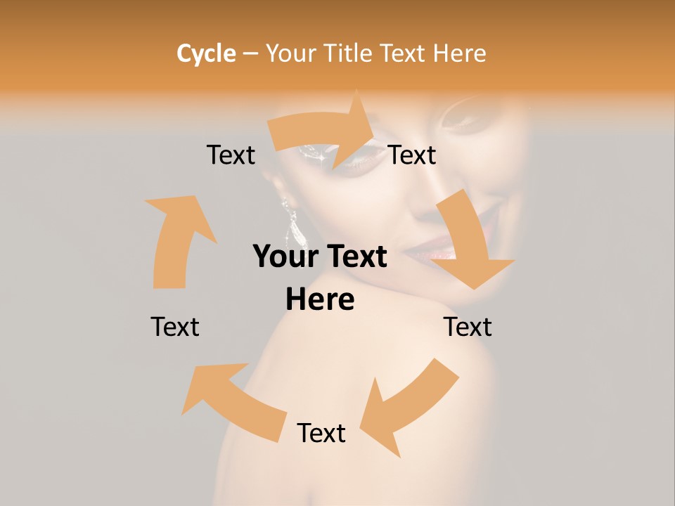 People Brunette Fresh PowerPoint Template