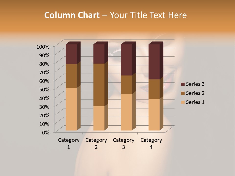 People Brunette Fresh PowerPoint Template