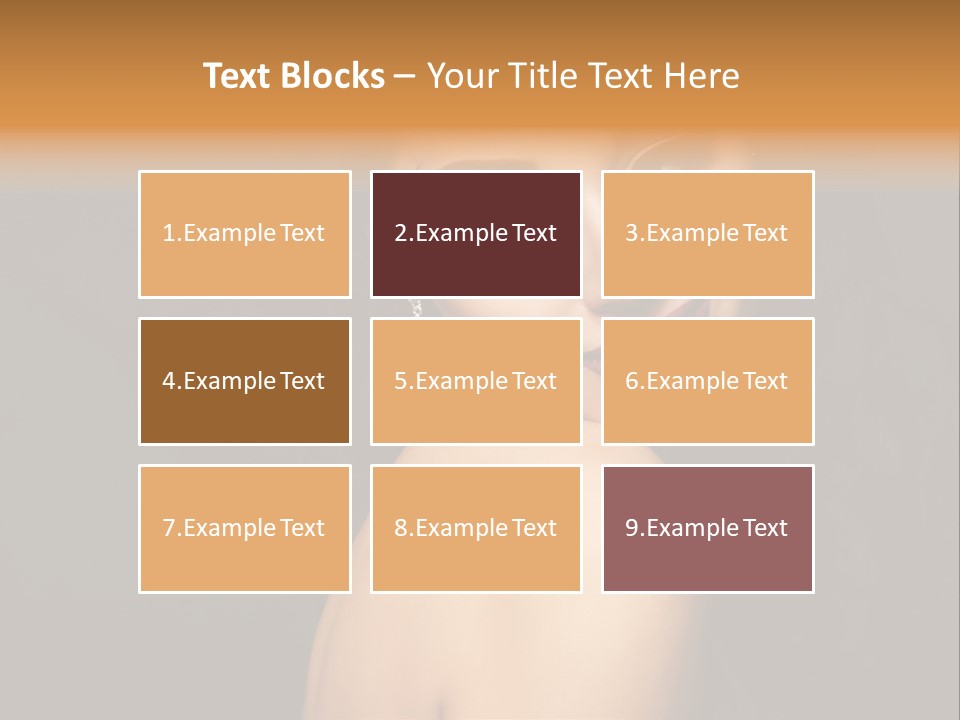 People Brunette Fresh PowerPoint Template