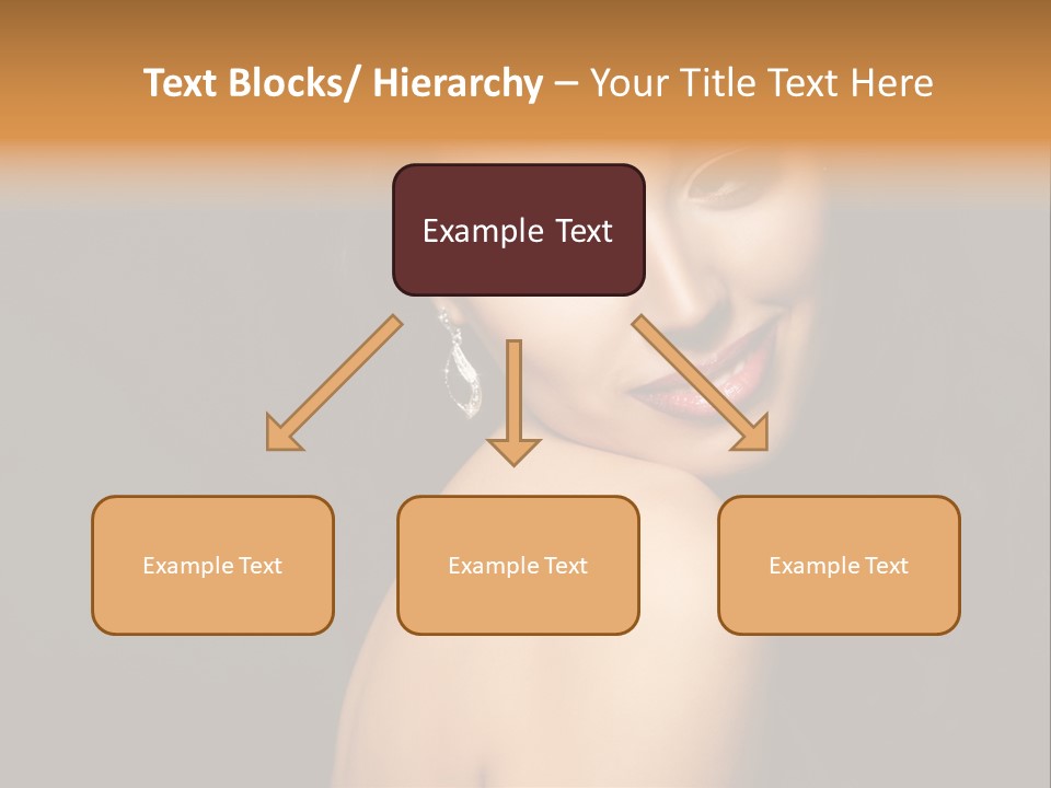 People Brunette Fresh PowerPoint Template