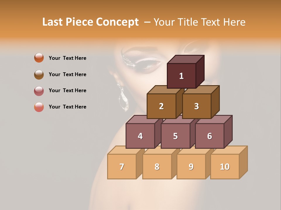 People Brunette Fresh PowerPoint Template