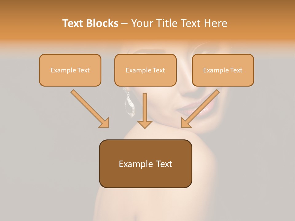 People Brunette Fresh PowerPoint Template