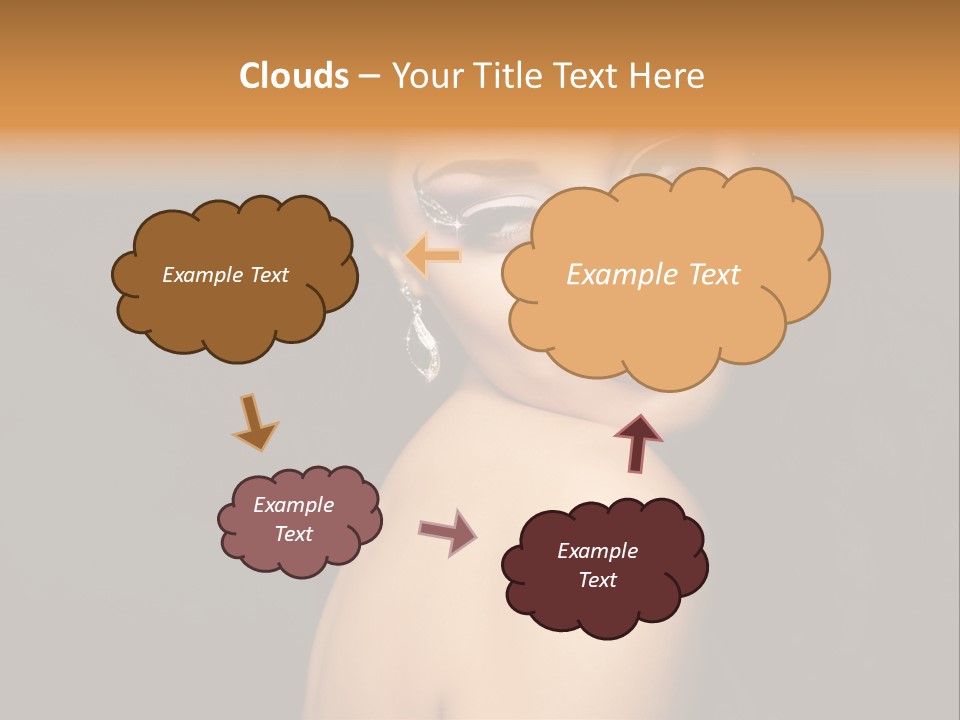 People Brunette Fresh PowerPoint Template