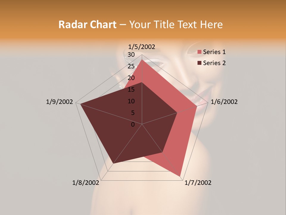 People Brunette Fresh PowerPoint Template