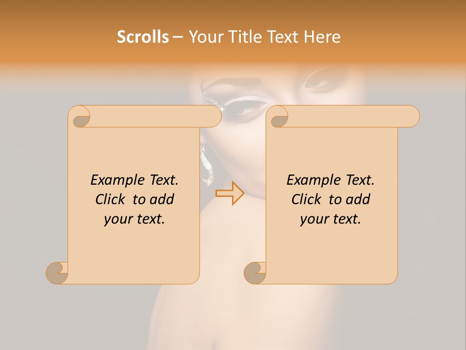 People Brunette Fresh PowerPoint Template