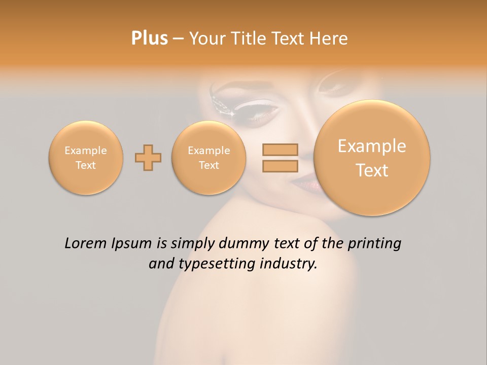 People Brunette Fresh PowerPoint Template