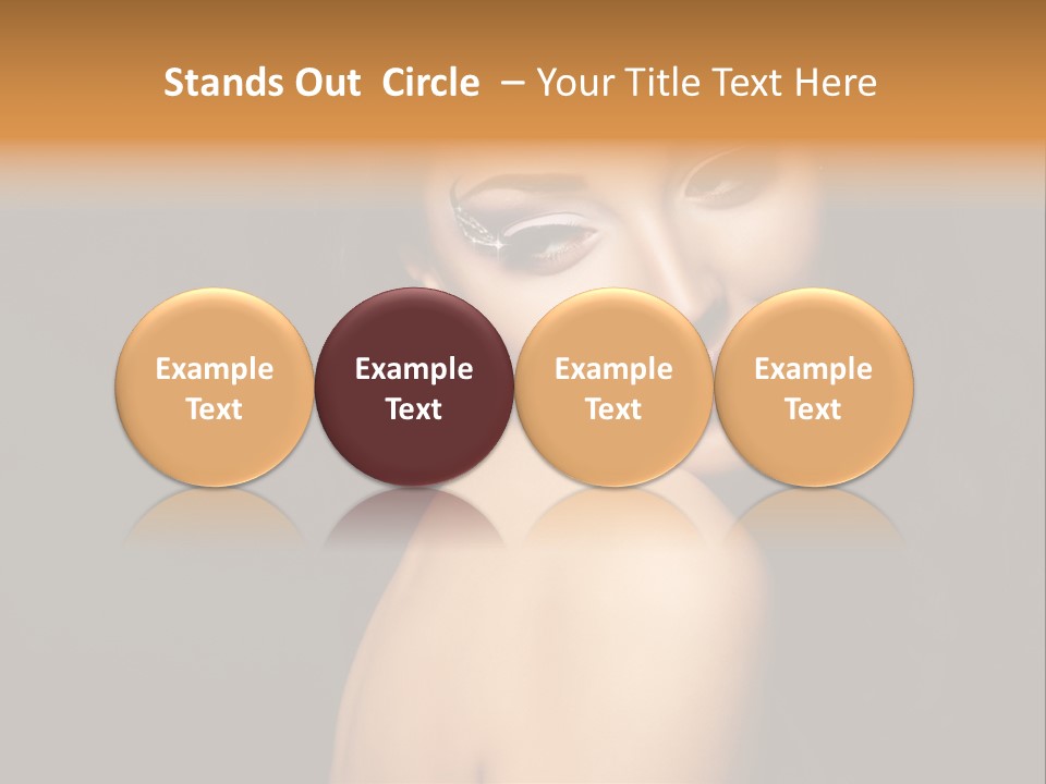 People Brunette Fresh PowerPoint Template