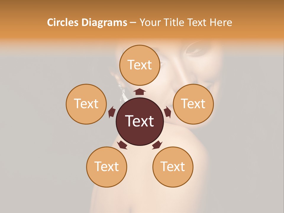 People Brunette Fresh PowerPoint Template