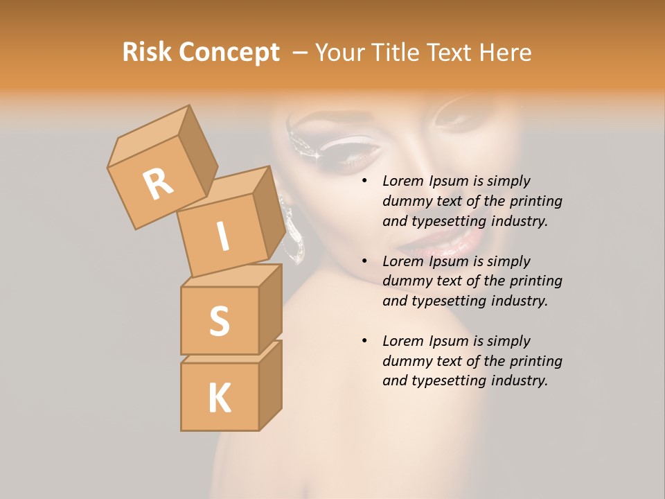 People Brunette Fresh PowerPoint Template