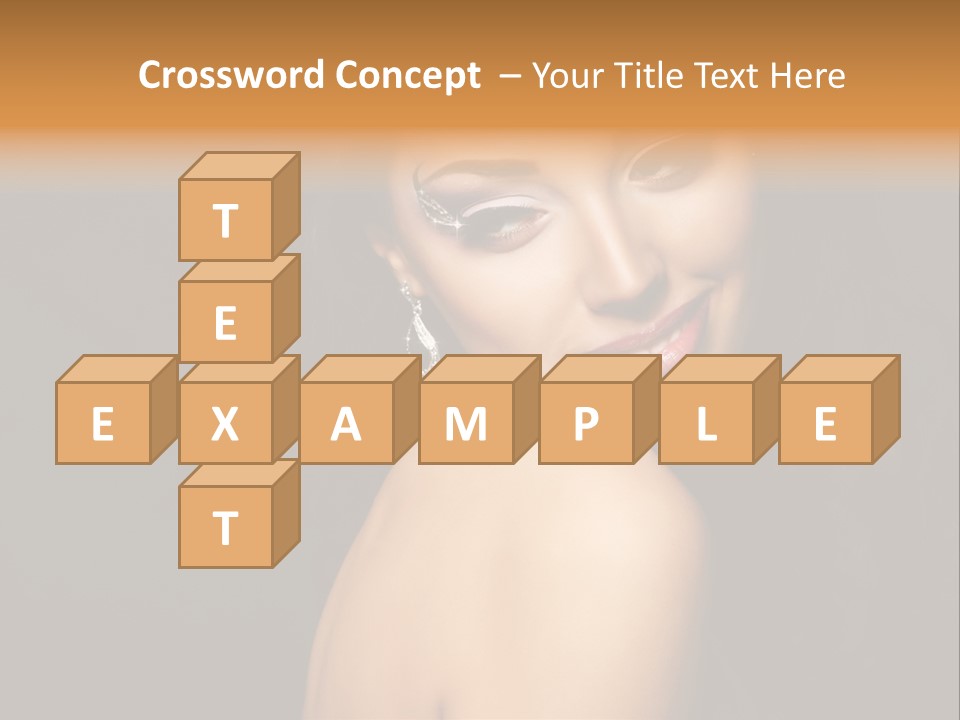 People Brunette Fresh PowerPoint Template