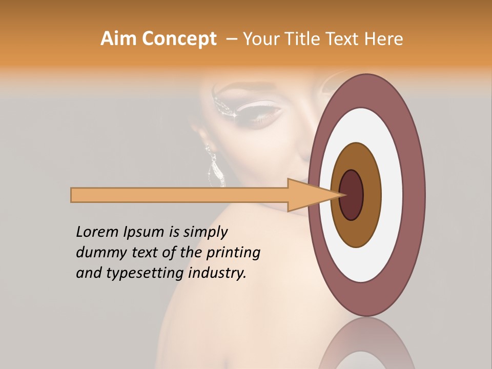 People Brunette Fresh PowerPoint Template