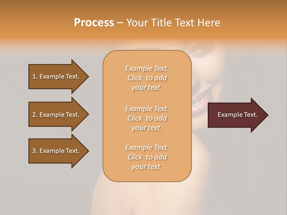 People Brunette Fresh PowerPoint Template