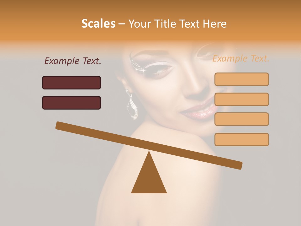 People Brunette Fresh PowerPoint Template