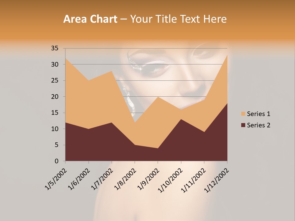 People Brunette Fresh PowerPoint Template