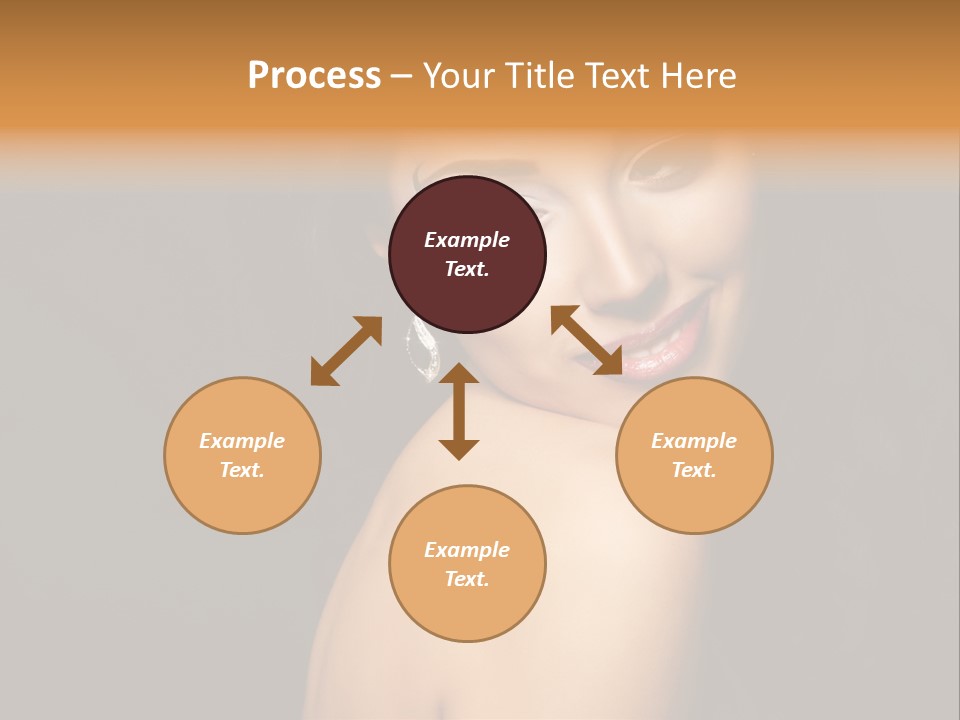 People Brunette Fresh PowerPoint Template