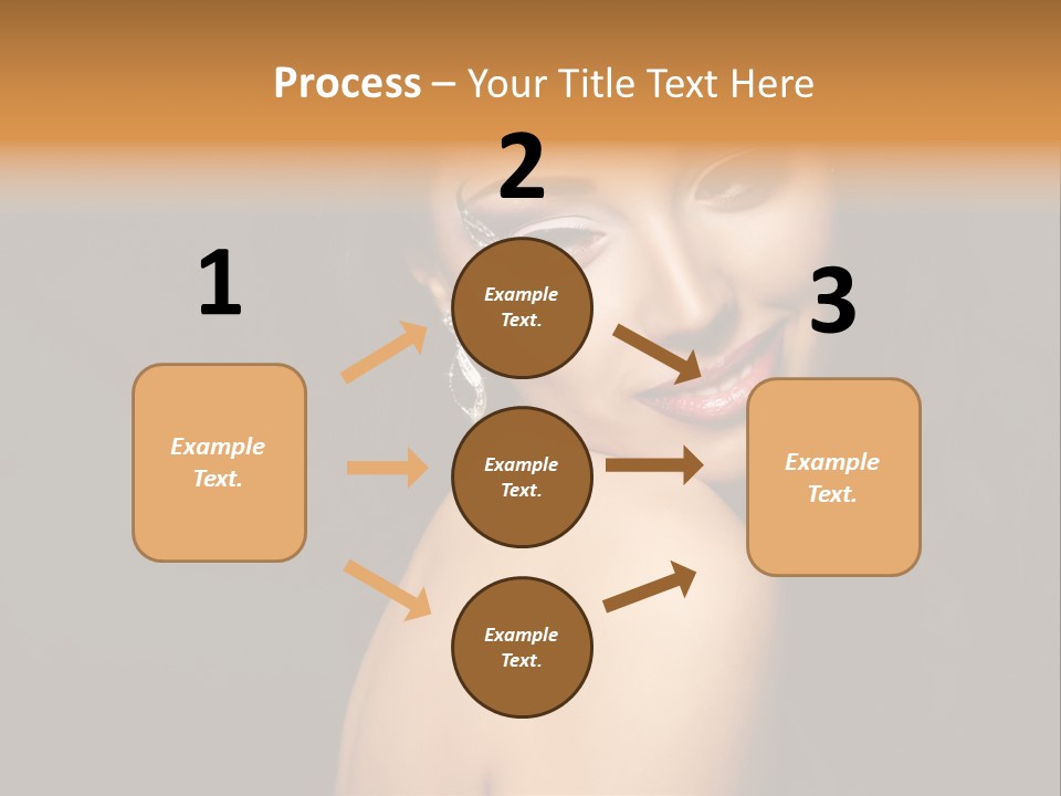 People Brunette Fresh PowerPoint Template